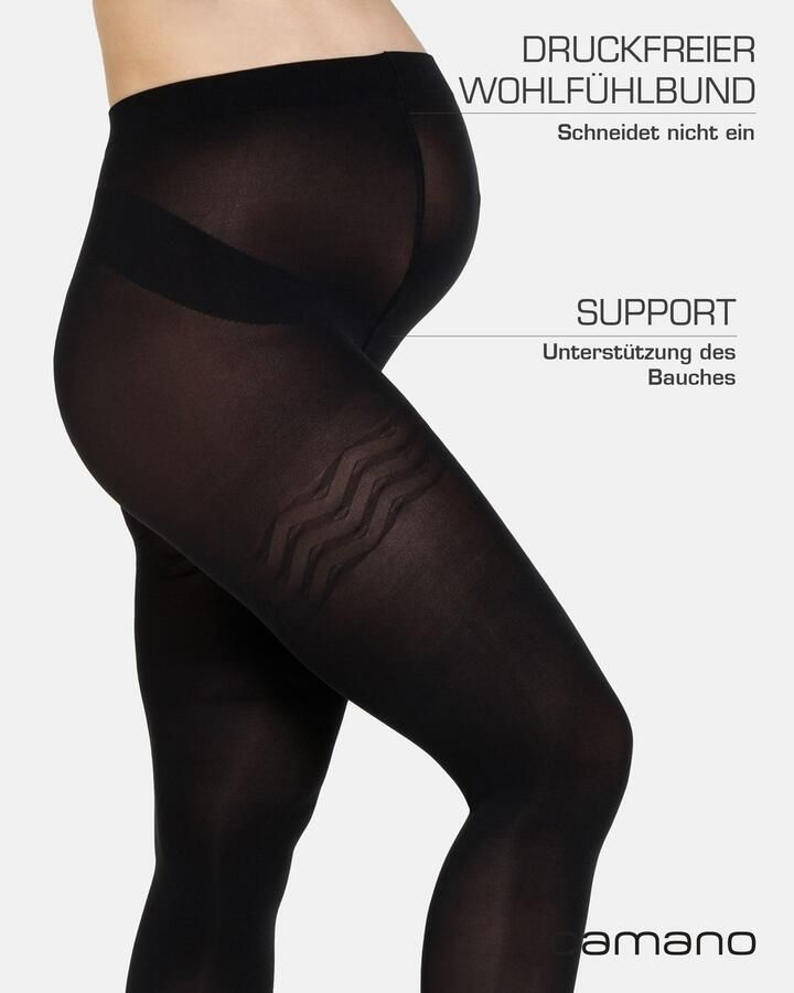 Camano Panty Fine functional met hoog polyamide-gehalte speciaal voor zwangeren - Foto 3