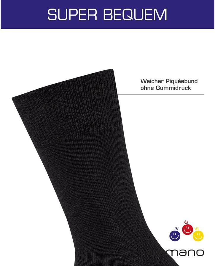 Ca o Sokken CA-Soft met comfortband en gepolsterde teen- hielzone (6 paar) - Foto 2