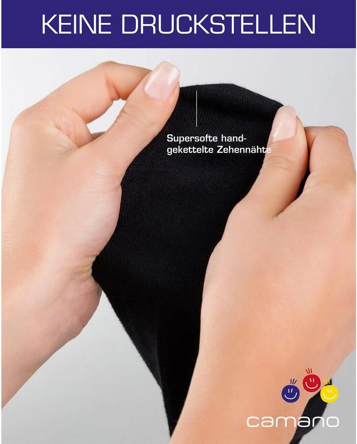 Ca o Sokken CA-Soft met comfortband en gepolsterde teen- hielzone (6 paar) - Foto 4