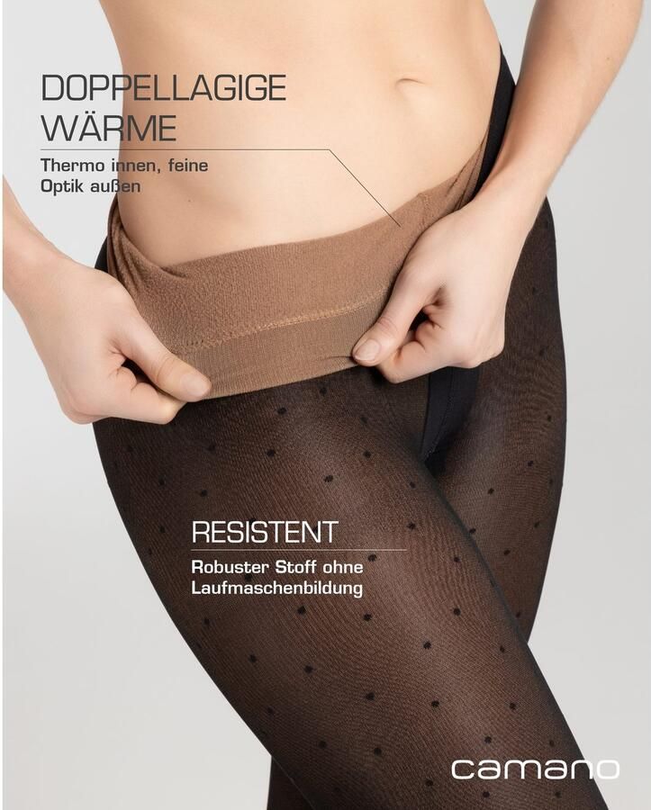 Ca o Thermopanty Comfort 80 den panty's met transparante 20 den optiek