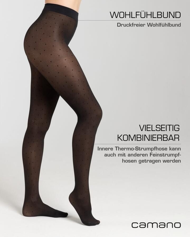 Ca o Thermopanty Comfort 80 den panty's met transparante 20 den optiek - Foto 2