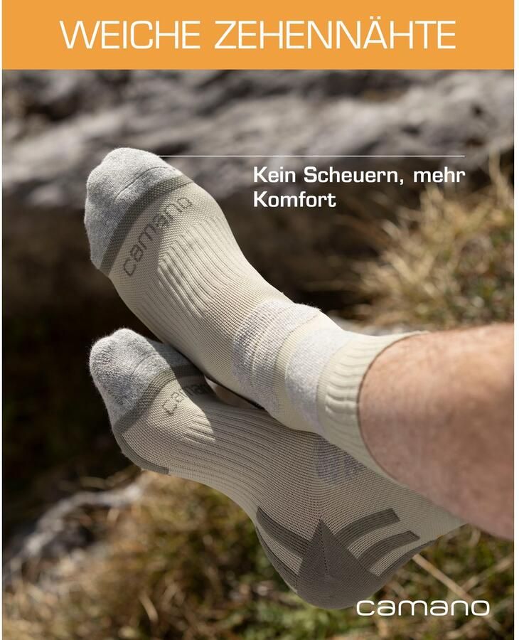 Ca o Wandelsokken Function met voetboogondersteuning (4 paar)