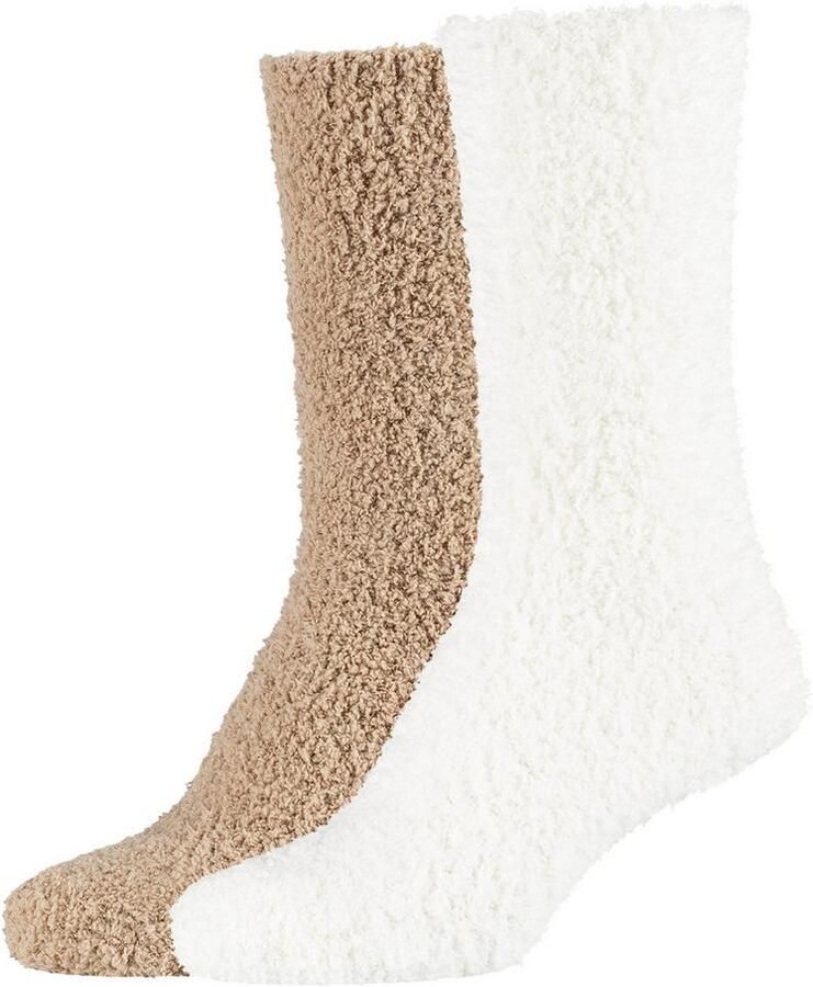 Camano Wellness-sokken Warm & cozy comfortabel zacht soepel geen insnijding winter warm en gezellig (4 paar)