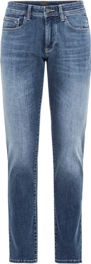 Camel active Moderne Slim Fit Jeans van Biologisch Katoenmix Blauw Heren