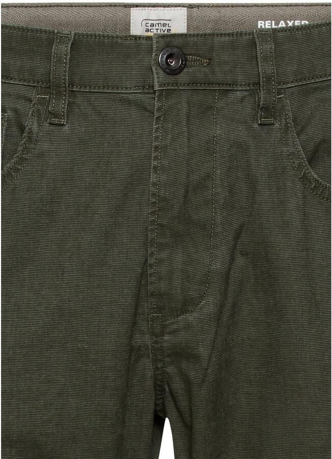 Camel active 5-pocket jeans met -badge op de achterkant