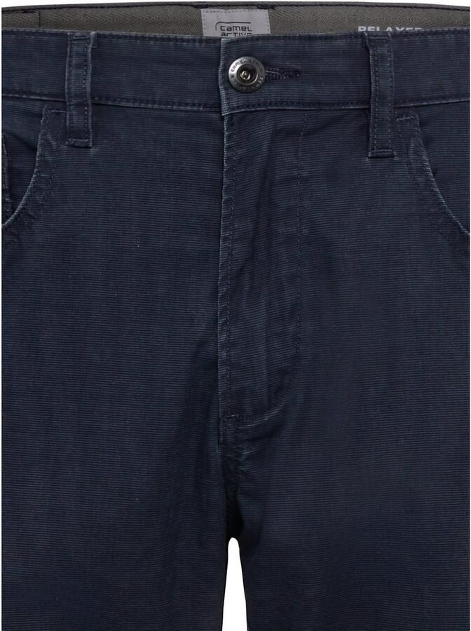 Camel active 5-pocket jeans met -badge op de achterkant