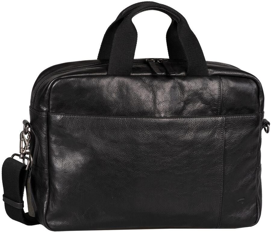 Camel active Aktetas Pijnboom van plantaardig gelooid rundleer in een stoere look met rfid-bescherming (1-delig) - Foto 2