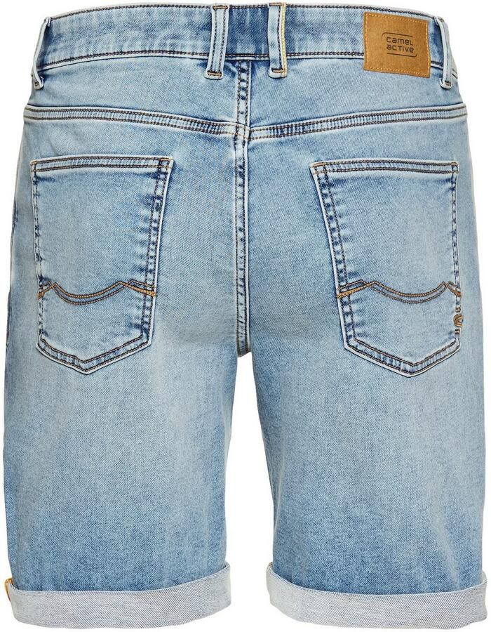 Camel active Korte regular fit jeans in 5-pocketmodel