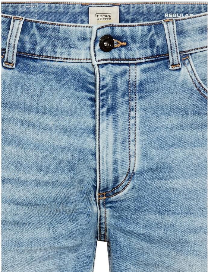 Camel active Korte regular fit jeans in 5-pocketmodel - Foto 2