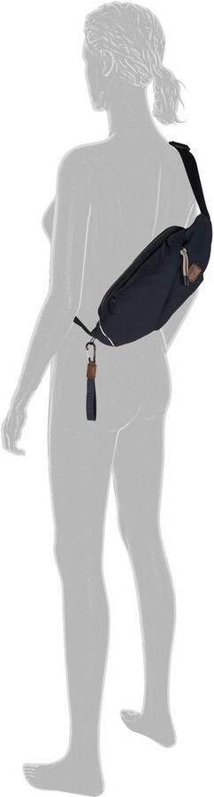 Camel active Buiktasje Aurum van gerecycled robuust nylon lichtgewicht met fijne details - Foto 4