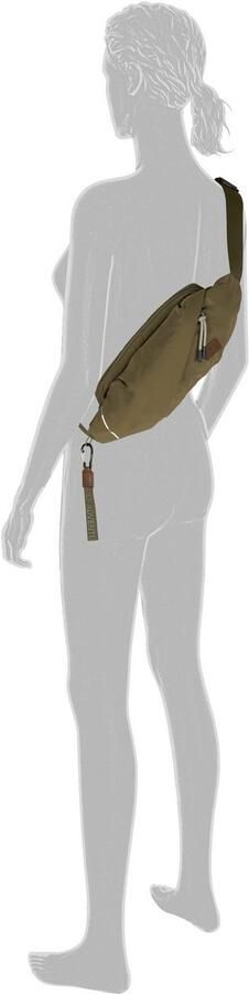 Camel active Buiktasje Aurum van gerecycled robuust nylon lichtgewicht met fijne details - Foto 5