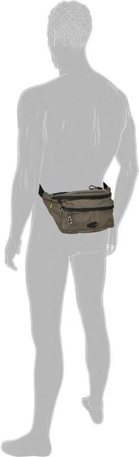 Camel active Buiktasje Terra van gerecycled nylon en volumineus aangebrachte zakken - Foto 3