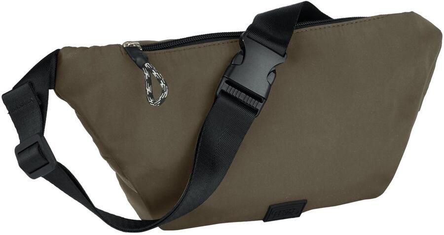 Camel active Buiktasje Terra van gerecycled nylon en volumineus aangebrachte zakken