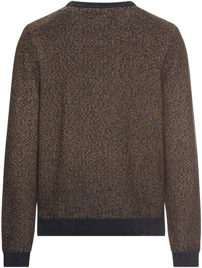 Camel active Gebreide pullover met ronde hals en labeldetails - Foto 3