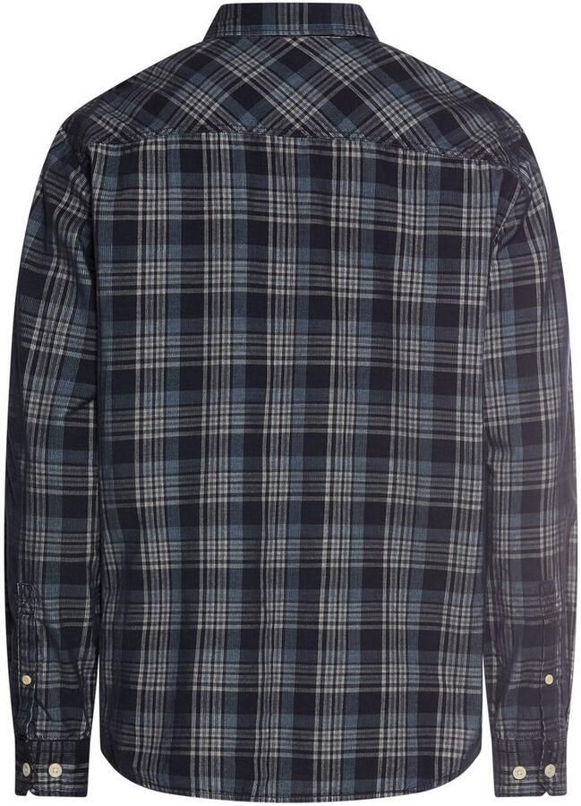 Camel active Geruit overhemd lange mouw met button-down-kraag - Foto 3