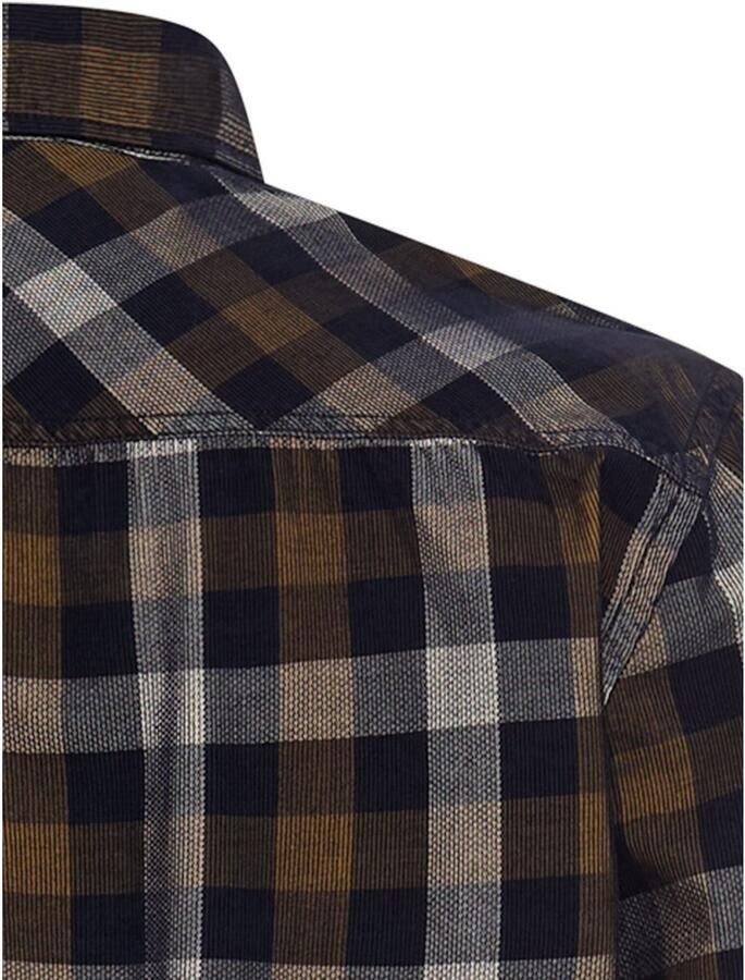 Camel active Geruit overhemd lange mouw met button-down-kraag - Foto 2