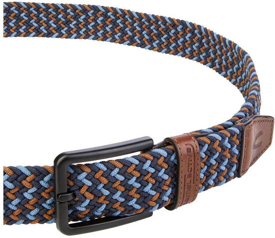 Camel active Gevlochten riem elastisch