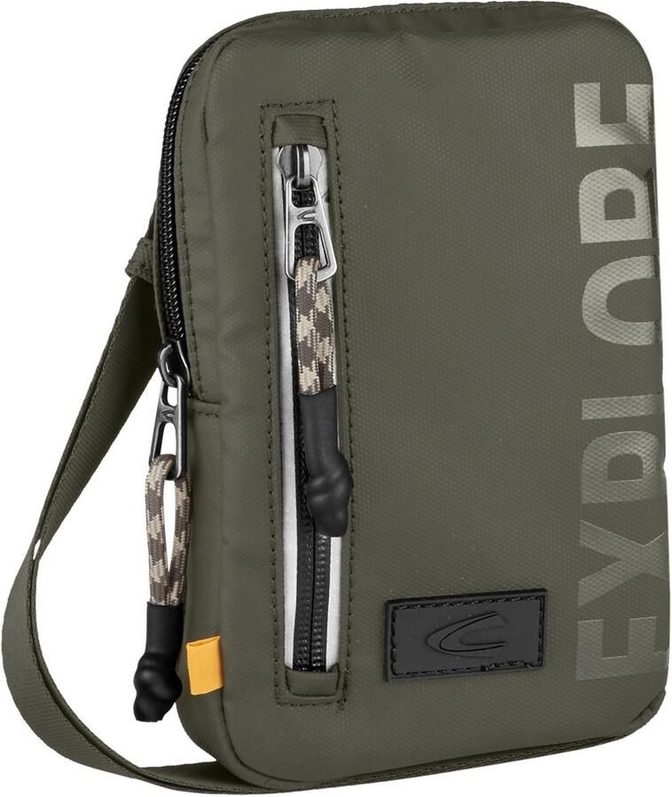 Camel active Gsm-tasje Explore waterafstotend gerecycled nylon en reflecterende ritsen - Foto 2