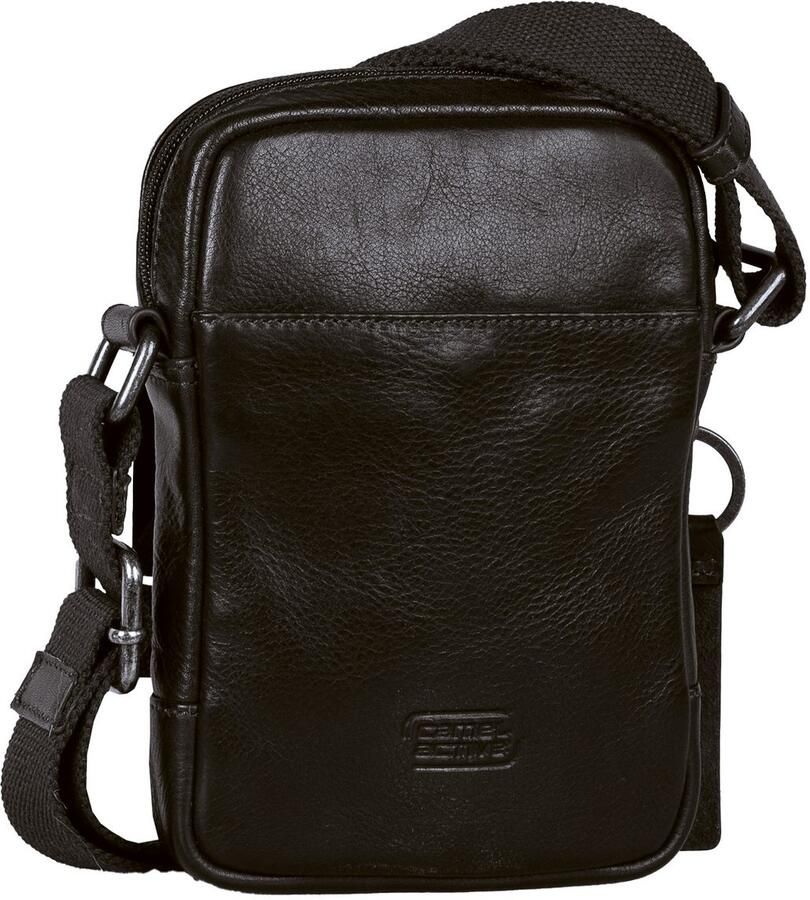 Camel active Gsm-tasje Pijnboom van plantaardig gelooid rundleer in een stoere look met rfid-bescherming (1-delig)