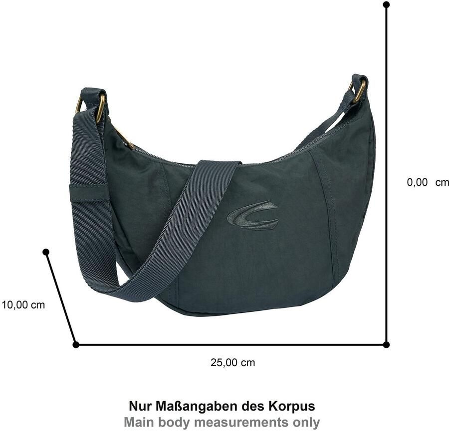 Camel active Handtas Journey veelzijdige metgezel van robuust nylon en met licht gewicht