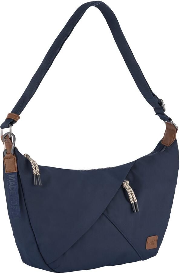 Camel active Hobo-tas Aurum van gerecycled robuust nylon lichtgewicht met fijne details - Foto 5