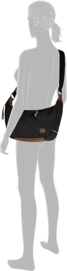 Camel active Hobo-tas Aurum van gerecycled robuust nylon lichtgewicht met fijne details - Foto 4