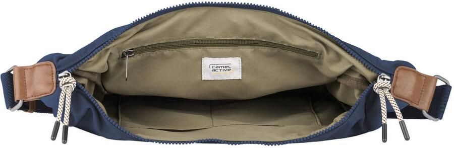 Camel active Hobo-tas Aurum van gerecycled robuust nylon lichtgewicht met fijne details - Foto 3