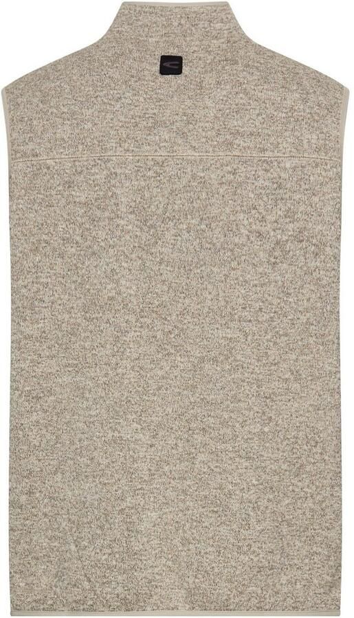 Camel active Mouwloos vest in gemêleerde look met opstaande kraag - Foto 3