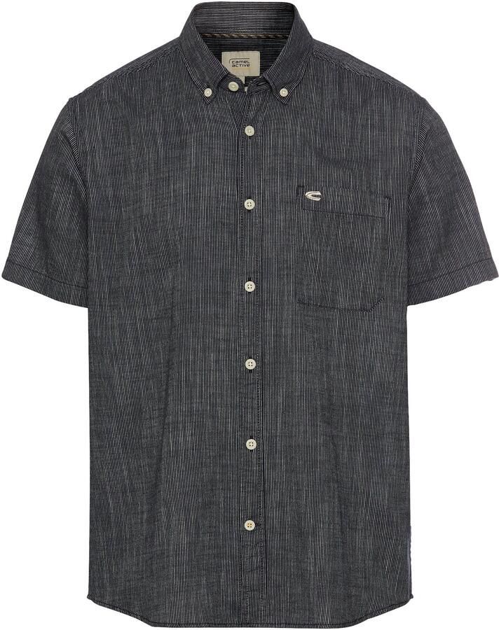 Camel active Regular fit vrijetijdsoverhemd met button-downkraag model 'Yarn' - Foto 3