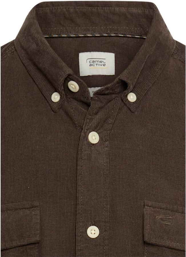 Camel active Overhemd met lange mouwen met borstzakken - Foto 2