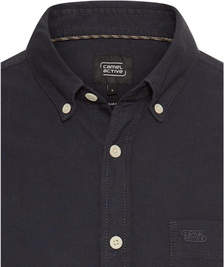 Camel active Overhemd met lange mouwen met geborduurd logo - Foto 2