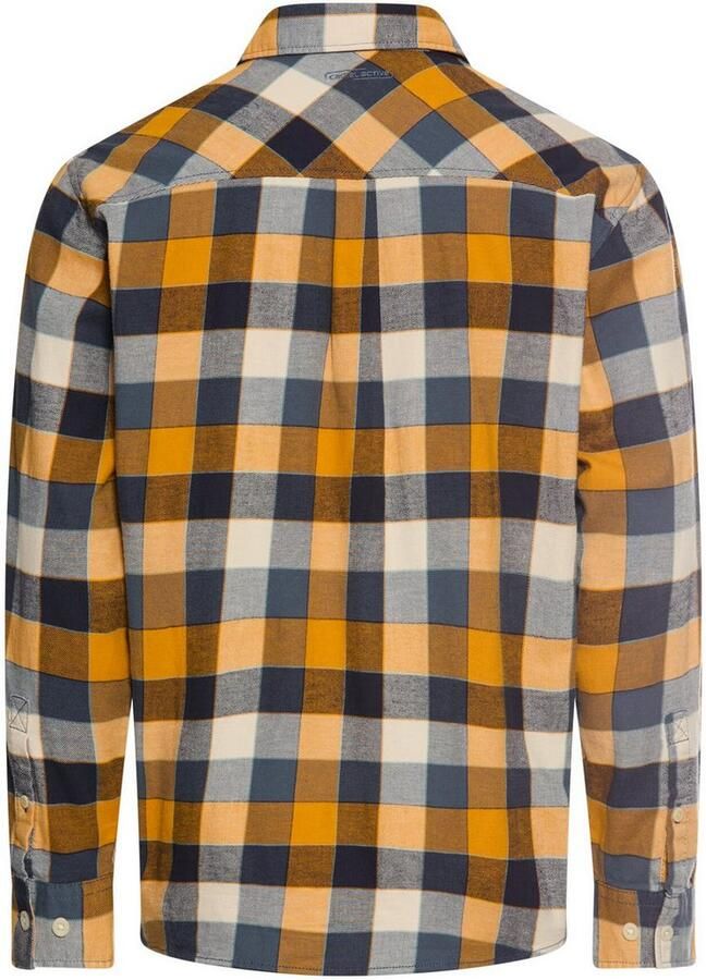 Camel active Regular fit vrijetijdsoverhemd van flanel met labelstitching - Foto 3