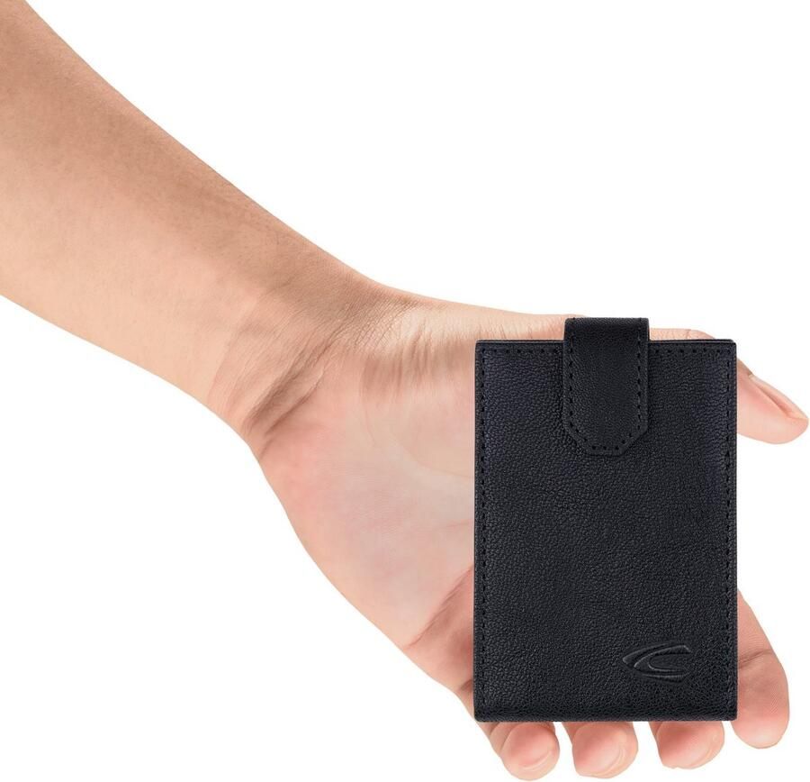 Camel active Pasjeshouder Discover innovatieve kaarthouder van fijn generfd geitenleer met rfid-bescherming - Foto 6