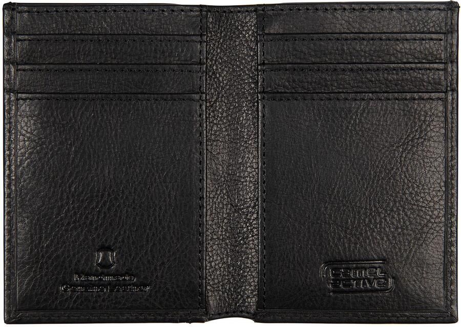 Camel active Pasjeshouder Pijnboom van plantaardig gelooid rundleer in een stoere look met rfid-bescherming - Foto 3