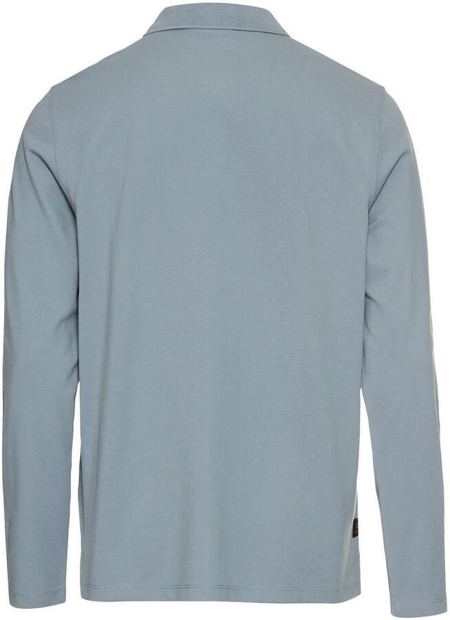 Camel active Poloshirt met lange mouwen met geborduurd logo - Foto 3