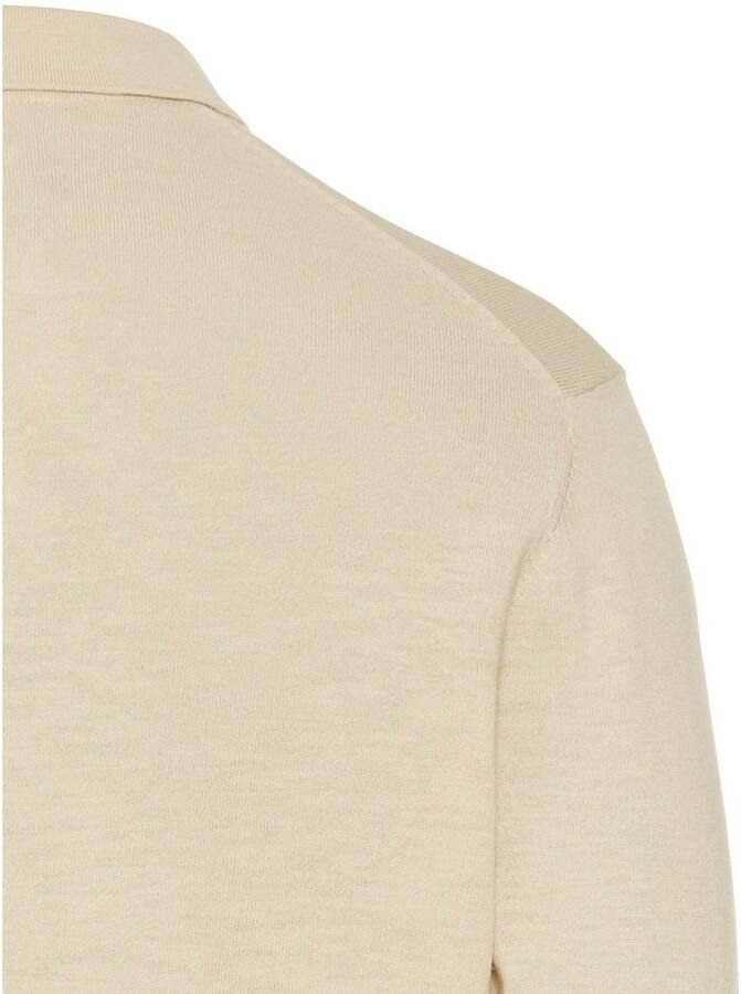 Camel active Poloshirt met lange mouwen met ribboorden - Foto 2