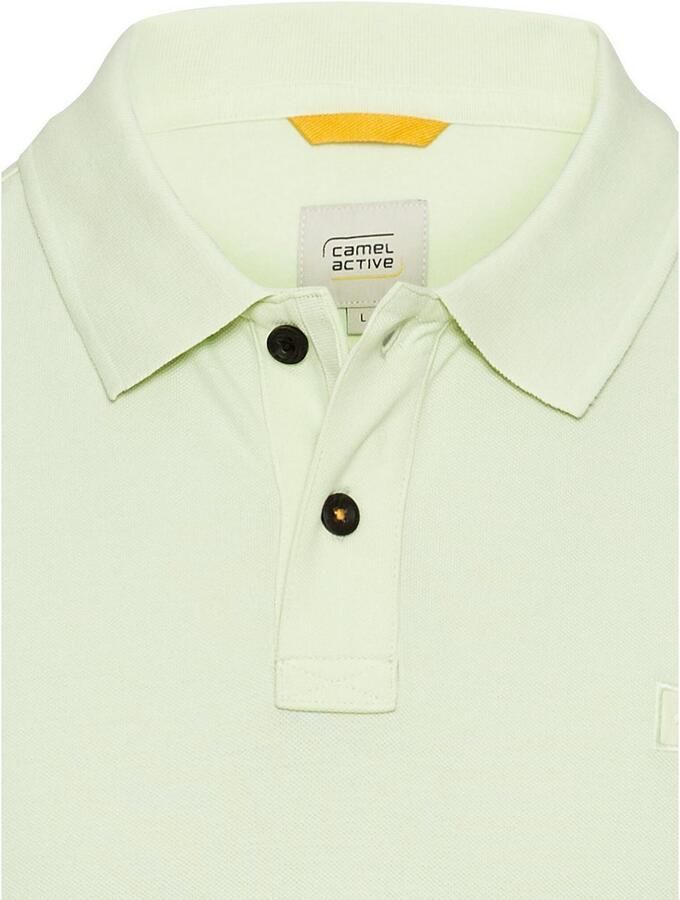 Camel active Regular fit poloshirt met logostitching