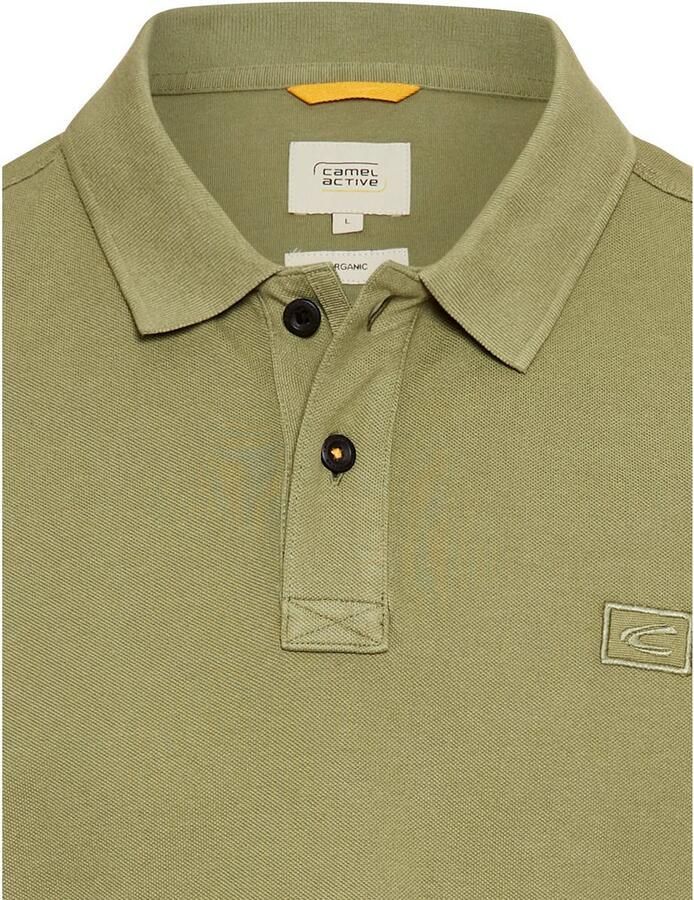 Camel active Poloshirt met logoborduursel - Foto 2