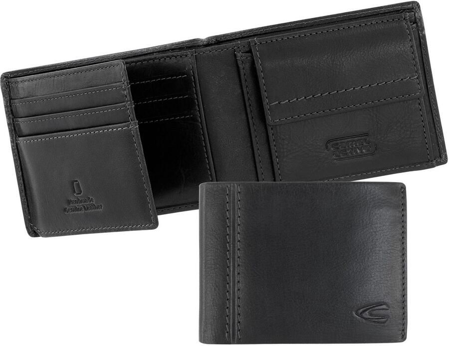 Camel active Portemonnee Bilbao van zacht hoogwaardig rundleer met rfid-bescherming