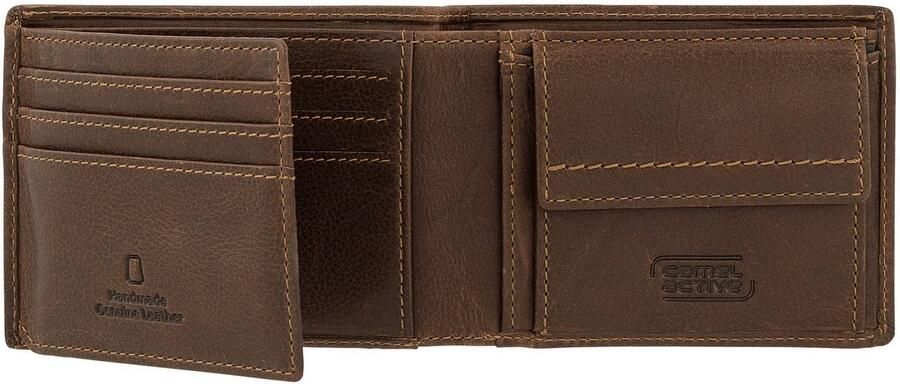 Camel active Portemonnee Bilbao van zacht hoogwaardig rundleer met rfid-bescherming - Foto 2