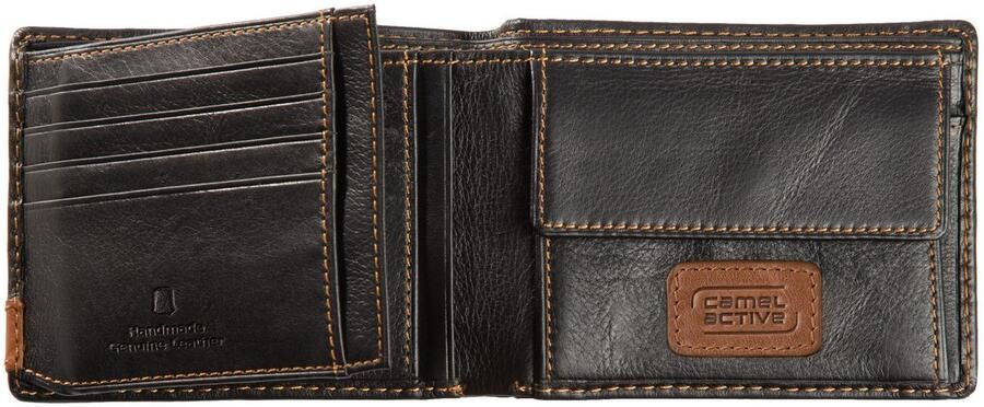 Camel active Portemonnee California ook van hoogwaardig rundleer met opvallende contraststiksels - Foto 4
