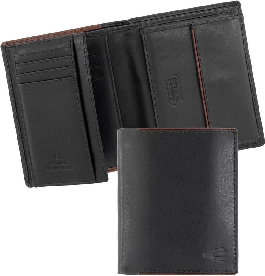 Camel active Portemonnee Cruise van hoogwaardig rundleer met rfid-bescherming