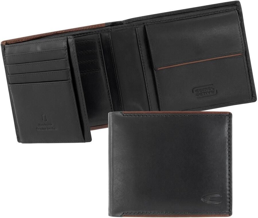 Camel active Portemonnee Cruise van hoogwaardig rundleer met rfid-bescherming - Foto 1