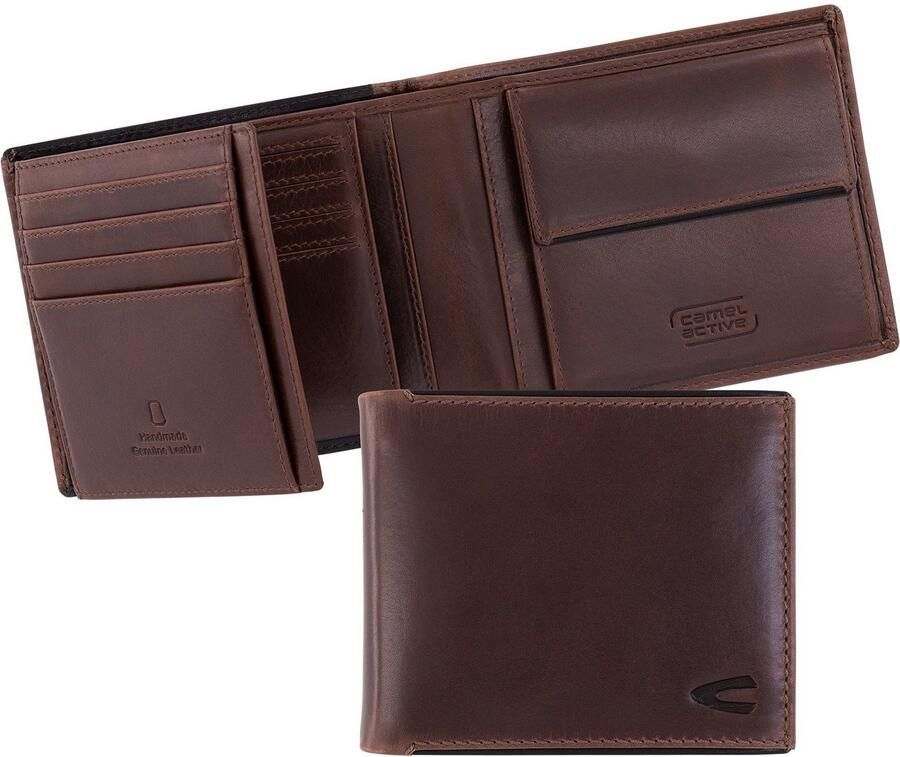 Camel active Portemonnee Cruise van hoogwaardig rundleer met rfid-bescherming