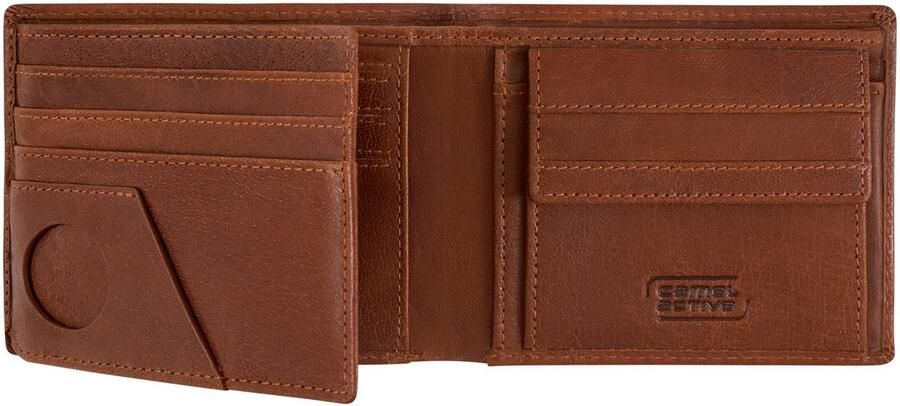 Camel active Portemonnee Field van fijn nerfleer met rfid-bescherming en tracking tag vak - Foto 4