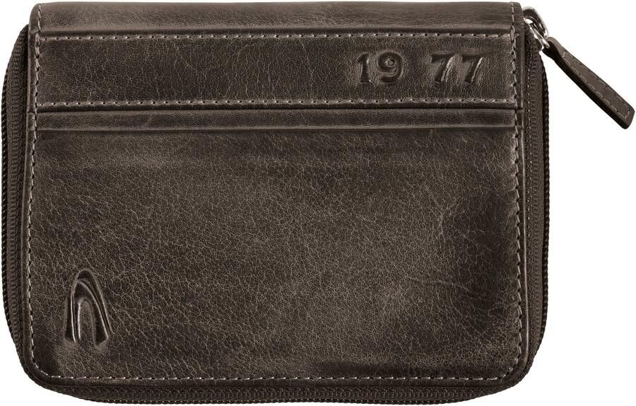 Camel active Portemonnee Melbourne van hoogwaardig rundleer met robuuste stiksels in used look - Foto 3