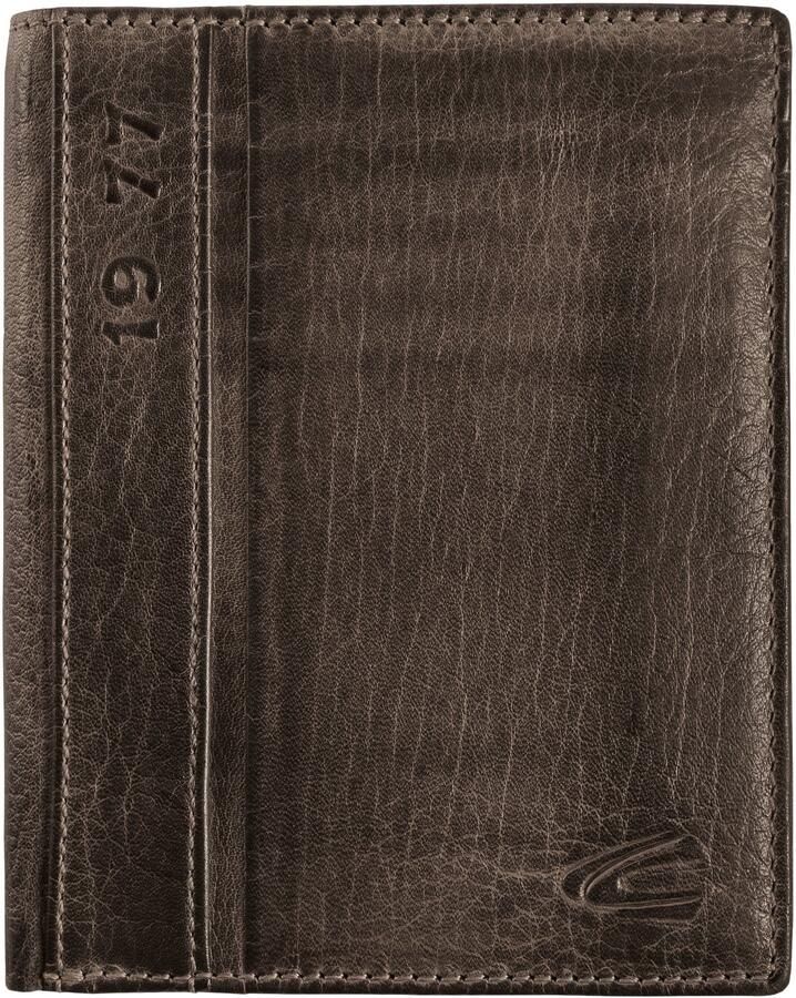 Camel active Portemonnee Melbourne van hoogwaardig rundleer met robuuste stiksels in used look - Foto 3