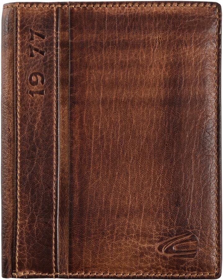 Camel active Portemonnee Melbourne van hoogwaardig rundleer met robuuste stiksels in used look - Foto 4