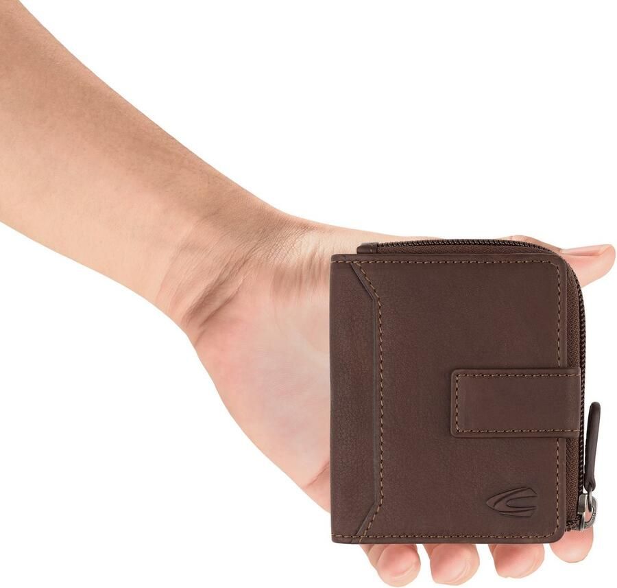 Camel active Portemonnee Ocean van waterafstotend echt leer veel opbergmogelijkheden en rfid-bescherming - Foto 2