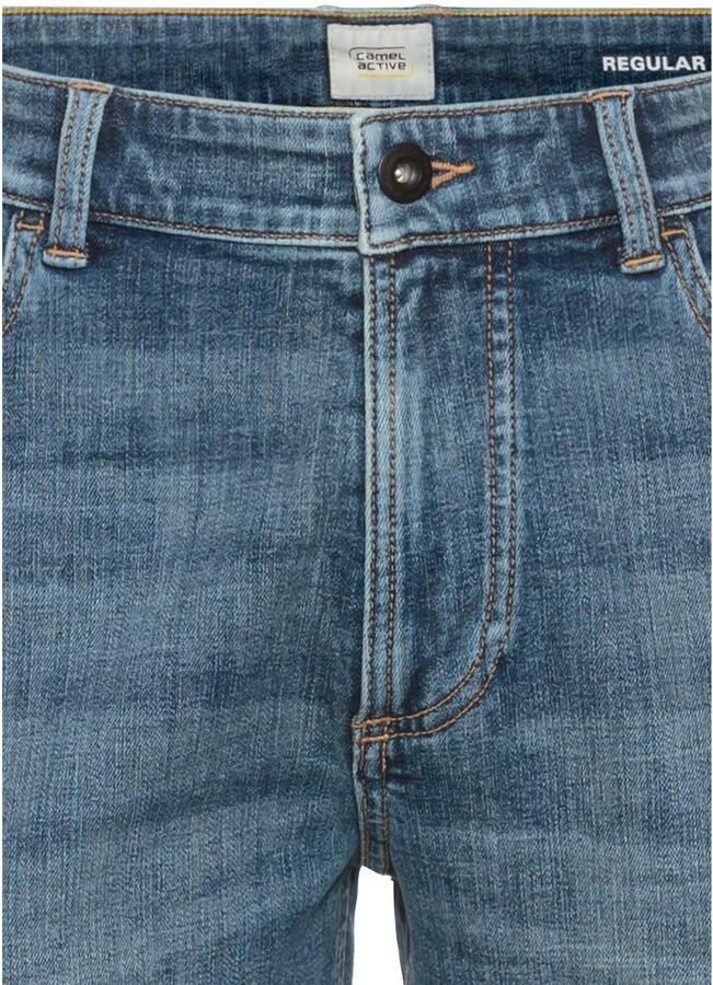 Camel active Regular fit jeans FleXXXactive in five-pocketsstijl